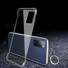 Ultra Fino Sem Moldura Claro PC Caso De Telefone Duro Para Samsung Galaxy S25 S24 S23 S22 S21 S20 FE S10 S9 Plus Nota 20