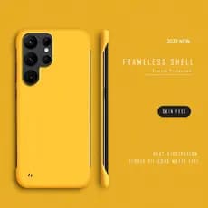 Para Samsung Galaxy S21 S22 S23 S24 S25 Ultra Caso Fino Fosco Sem Moldura Capa S20 FE S10 S9 Nota 20 10 Plus T03