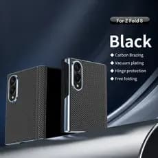 Capa Para Samsung Galaxy Z Fold 8 Ampla Vácuo Galvanoplastia Dobradiça Proteção Anti Impressão Digital À Prova De Choque