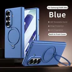 Capa Para Samsung Galaxy Z Fold 8 Ultra 360 ° Suporte De Anel Giratório Proteção De Dobradiça Filme De Vidro Frontal Emb