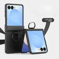 Anel Dobrável Caso De Telefone Para Samsung Galaxy Z Flip 7 6 5 4 3 ZFlip7 FE Tudo Incluído Dobradiça Protetora Capa À P