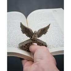 Anel Artesanal Leitura Impressão 3D Porta Página Suporte Livro Acessório Leve Confortável Criativo