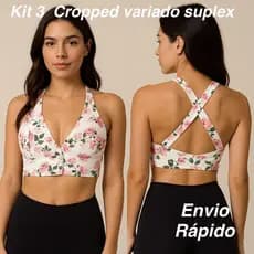 Kit 3 Cropped Top Feminino Cores Variadas | Blusa Curta Moda Verão Casual Estilosa