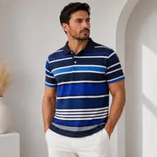 Camisa Polo Masculina Listrada 100% Algodão Sem Bolso – Escolha a Cor, Conforto e Estilo Casual para Dia a Dia, Gola Pol