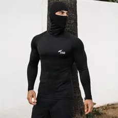 Kit Camisa Térmica com Balaclava Proteção UV 50+