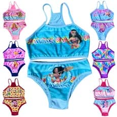 Kit C/ 6 Biquinis Infantis Feminino Menina Moça Conjunto Sublimado Top e Calcinha Verão praia natal