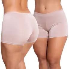 Anágua Short Segunda Pele Curta Toque Suave e Caimento Perfeito  Evita Transparência balé vestido M ao Plus sizes