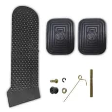 Pedal Acelerador Fusca Até 75 Capas Borracha Reparo Vw Kit