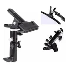 Suporte Para Rebatedor Articulado Grampo Para Tripé Clamp