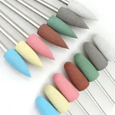 1pc Silicone Prego Broca Fresa Broca Polimento De Superfície Do Prego Para Máquina Elétrica Moedor Da Arte Do Prego