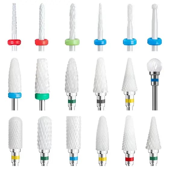 Cerâmica Tungstênio Prego Broca Fresa Para Manicure Pedicure Arquivos De Unhas Buffer Equipamento Da Arte Do Acessório
