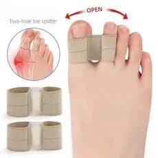 1/2pc Separador De Dois Dedos Do Pé Hálux Valgu Joanete Corretor Ortopédico Pés Osso Polegar Ajustador Correção Pedicure