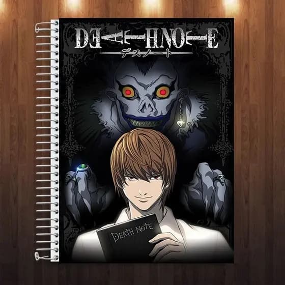 Caderno Death Note 10 Matérias 160Fls Personalizado