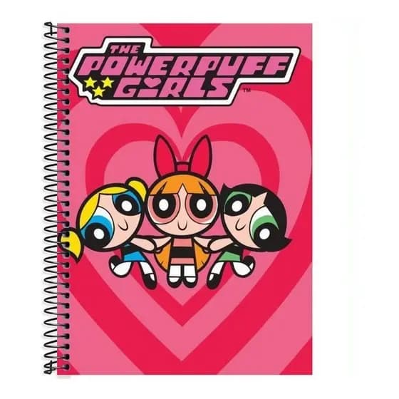 Caderno As Meninas Superpoderosas 1 Matéria 80fls Capa Dura