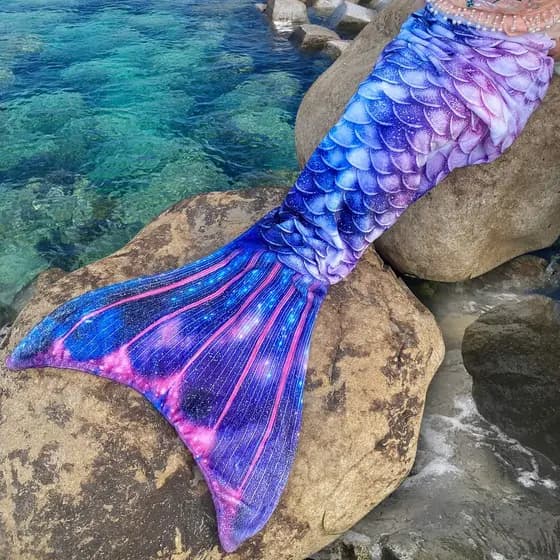 Cobertor De Flanela Cauda De Sereia Para Meninas E Crianças , Lance Leve Cochilos De Sofá Ar Condicionado De Verão , Dec