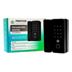 Fechadura Digital de Sobrepor com Biometria, Senha e Tag – Com Teclado Touch Casa Inteligente
