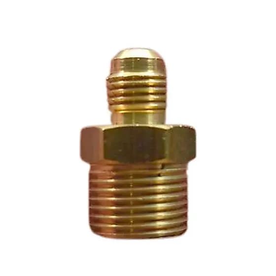 União redutora 3/8 NPT x 1/4 SAE para Sistemas de Refrigeração