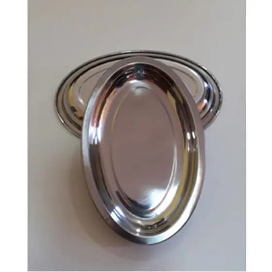 Travessa Inox Oval Funda 30cm Kehome