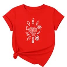 Camiseta T-Shirt Confortavel Linda Camisa Casual Algodão Fé Zé Exu Laroyê Umbanda Candomblé Orixás