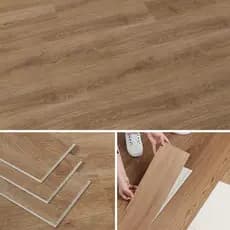 Piso Vinílico Autocolante Cor: Madeira Placa Adesiva Régua Madeira Cx 5m² Cores Variações