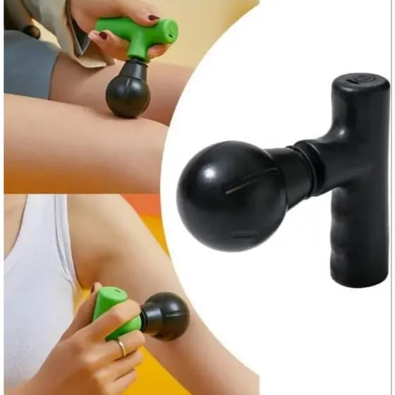 Mini Massageador portatil Recarregável Fascial Gun - Mini Pistola Massageadora compacto