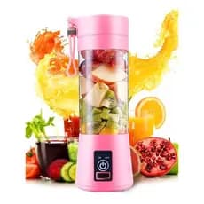 Mini Liquidificador Portátil Suco Shake 6 Laminas Com Cabo Usb Mini liquidificador elétrico