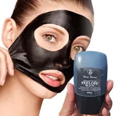 Máscaras Facias Black Mask Carvão Ativado Vitamina C Rosa Mosqueta Hidratante Facial beleza