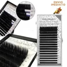 Cílios Nagaraku fio a fio Volume Russo mix 7-15mm Alongamento Extensão Cílios Maquiagem