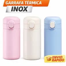 Garrafa Térmica Inox 320ml Lancheira Escola Bebida Quente Fria Portátil Presente ENVIO RAPIDO