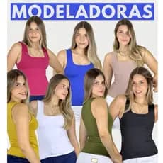 BLUSA REGATA MALHA DUPLA DA ECOCLUB FEITAS SUPLEX SOFT, AJUSTA PERFEITAMENTE NO CORPO MODA BÁSICA