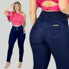 Calça Modeladora Bumbum Mágico Intense Ecoclub jeans