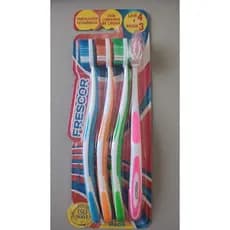 KIT ESCOVA LEVE 4 E PAGUE 3 FRESCOR COM LIMPADOR DE LINGUA