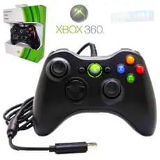 Controle Xbox 360 Com Fio USB – Compatível PC e Xbox