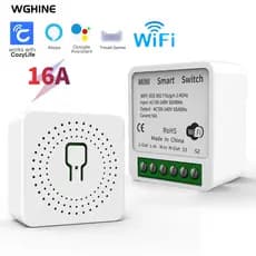 16A Interruptor Inteligente WiFi Disjuntor Suporte CozyLife APP Controle Alexa google home De Voz