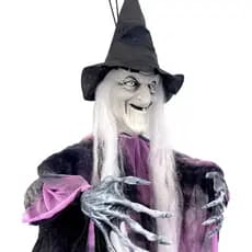 Enfeite Boneco Grande Bruxa 1 Metro 100 Cm Halloween Festa