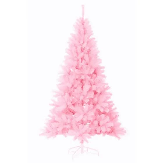 Árvore de Natal Quartzo Rosa de Luxo Grande 2,10m 720 Galhos