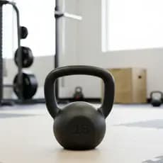 Kettlebell 16kg pintado halter halteres barato crossfit