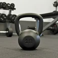 Kettlebell 18kg Para Musculação Academia Treino Fitness