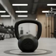 Kettlebell 20kg Pintado Força E Resistência Para Treinos