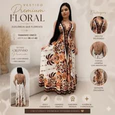 Vestido Longo Estampado  | Vestido Indiano  Casual Elegante praia