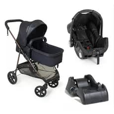 kIT Carrinho De Bebê Napoli + Bebê Conforto E Base para Carro Galzerano Oferta