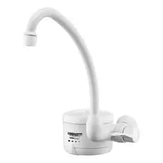 Torneira Elétrica Lorenzetti 110V 220v De Parede Para Cozinha Loren Easy 55 Branca