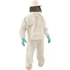 Kit Apicultor Completo Macacão Apicultura Tnt Oferta Abelhas Criador