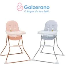 Cadeira de Alimentação Galzerano Cadeirinha De Bebê Infantil Dobrável Compacta Até 23Kg Oferta