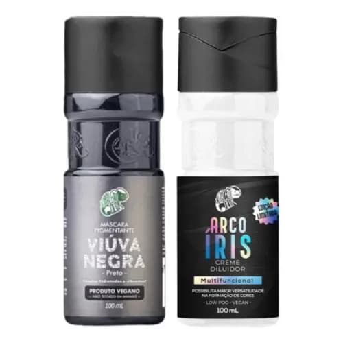 Kit 1 Tonalizante Viúva Negra + 1 Diluidor 100ml - Kamaleão Color