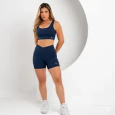 Conjunto academia Top short fitness