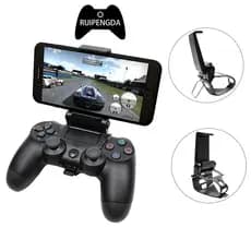 Suporte Para Telefone Celular Móvel O Controlador PS4 Pega Manual De Montagem PS4 Gamepad Acessórios Samsung Clip Holder
