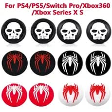 Silicone Polegar Grip Caps Capa Para PS4/PS5/Xbox Série Xs/Xbox360 Joystick Controlador Gamepad Switch Pro Acessórios