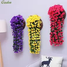 Simulação de Flor Videira Violeta Violeta Home Varanda Decoração CasdonHome