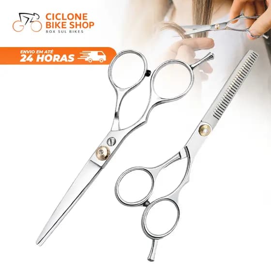 Tesoura Para Cortar Cabelo Fio A Laser Desbastadora Para Barbeador Cabelereiro Salão